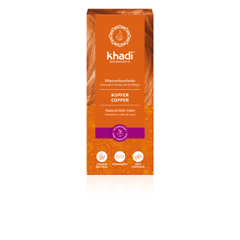 khadi Naturprodukte khadi Pflanzenhaarfarbe Kupfer - Produktbild