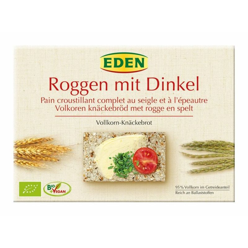 EDEN Roggen mit Dinkel Vollk.-Knäckebrot - Produktbild