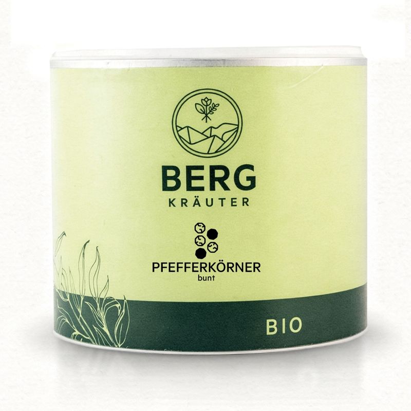 Bergkräuter Bergkräuter BIO Pfefferkörner bunt 200g - Produktbild