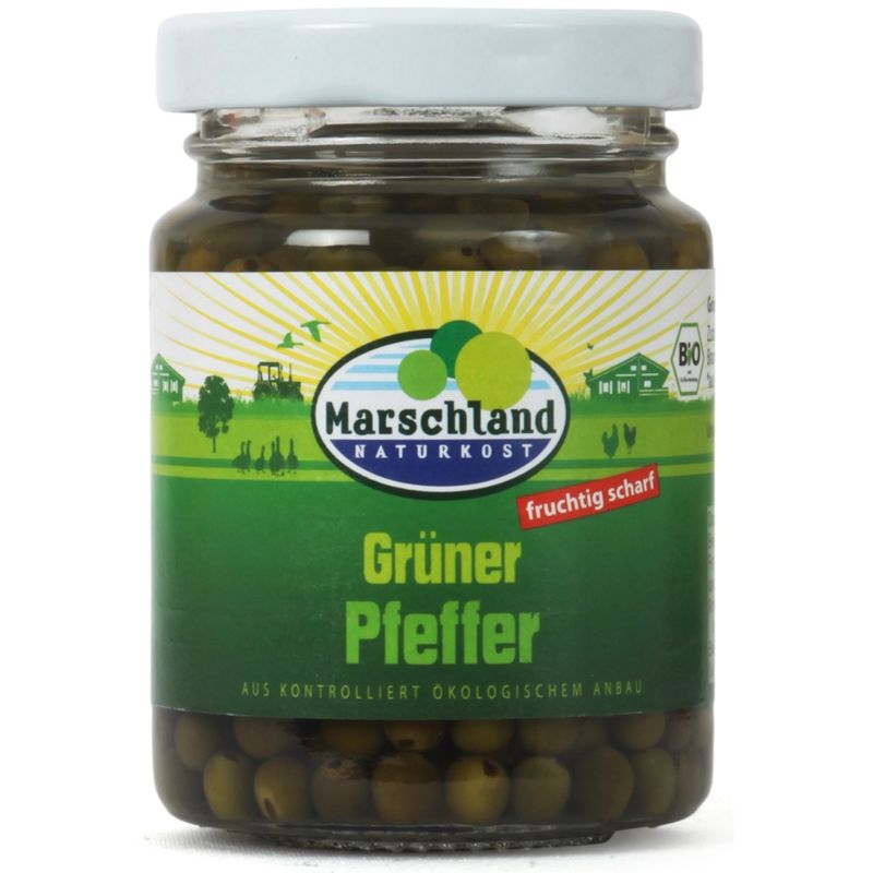 Marschland  Bio-Grüner Pfeffer 105 ml Gl. MARSCHLAND - Produktbild