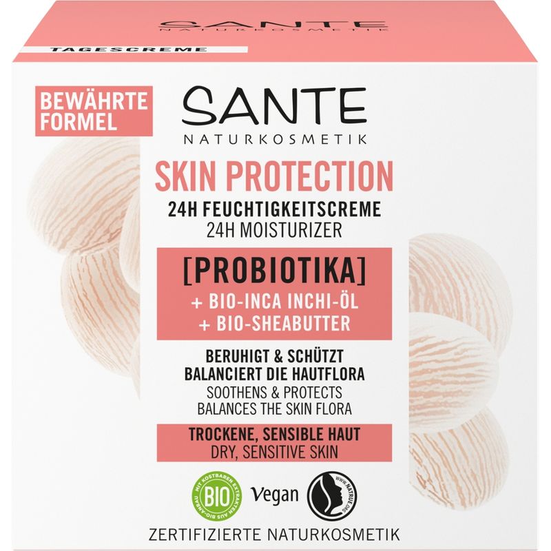 Sante Skin Protection 24h Feuchtigkeitscreme mit Probiotika - Produktbild