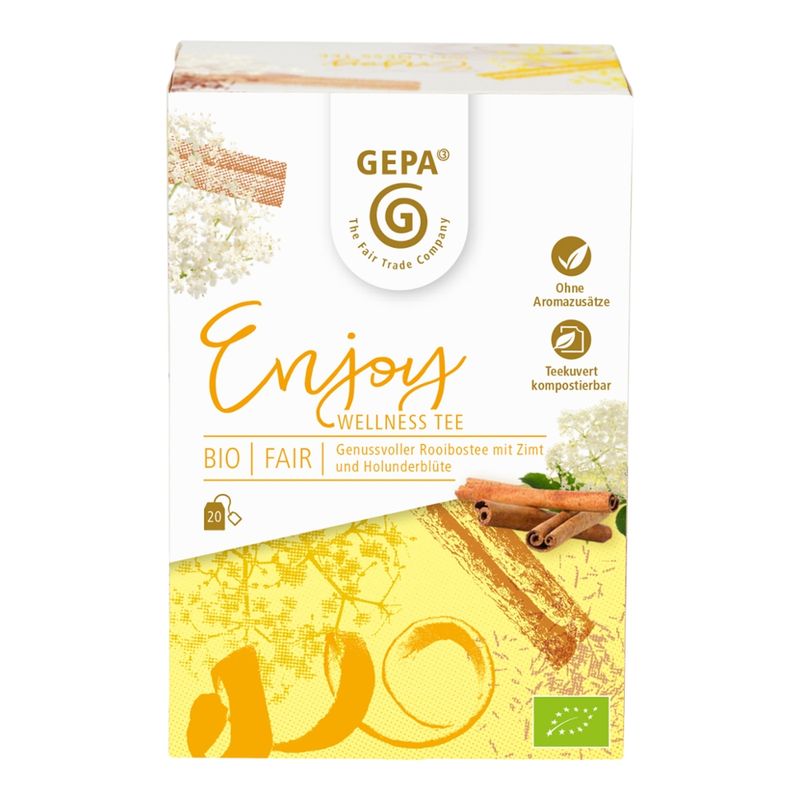 GEPA - The Fair Trade Company Bio Enjoy Wellness Tee - Produktbild