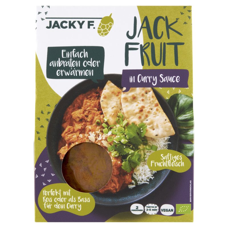 Jacky F. JACKY F. Bio-Jackfruit in Curry Sauce - Produktbild