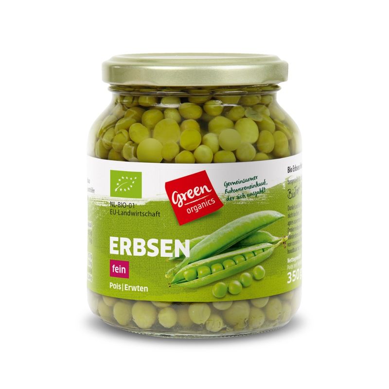 greenorganics Erbsen fein - Produktbild