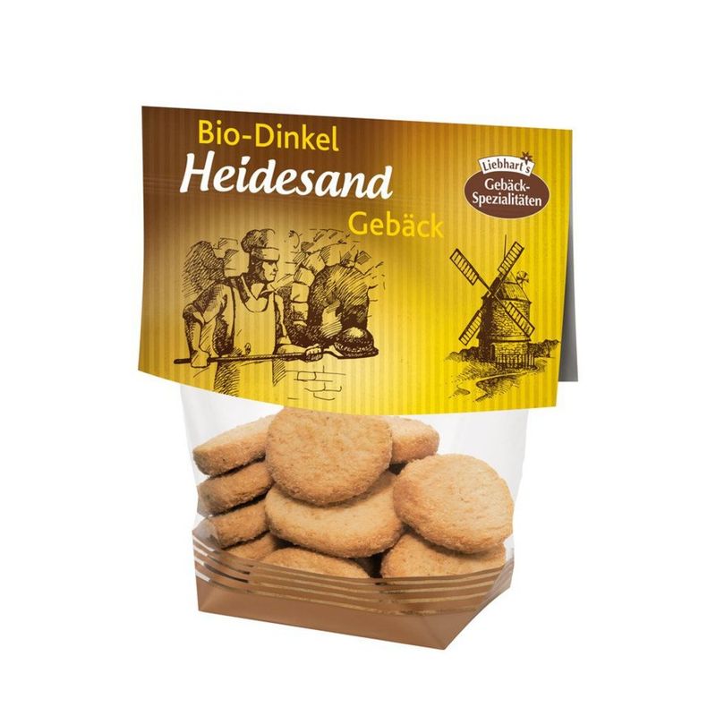 Liebhart's Gesundkost  Bio-Dinkel-Heidesand Gebäck mit Butter - Produktbild