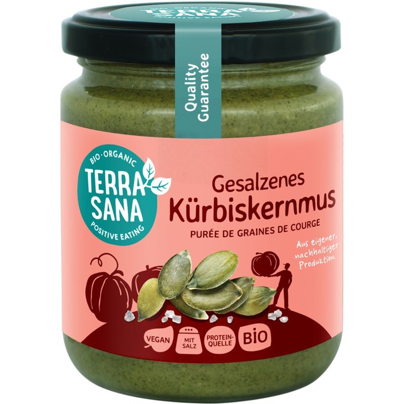 TerraSana Kürbiskernmus mit Steinsalz - Produktbild