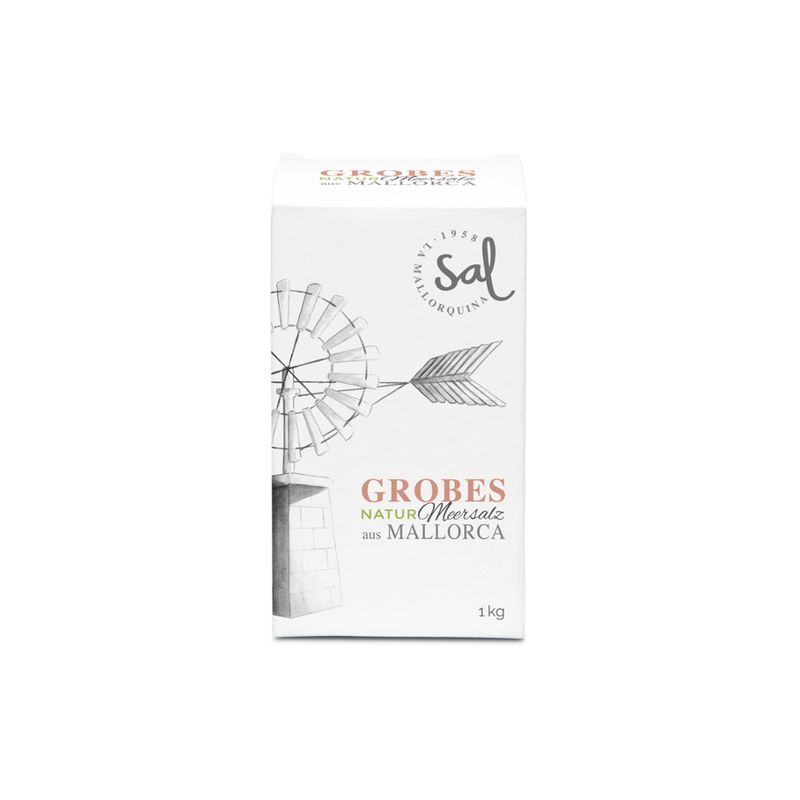 Flor de Sal d'Es Trenc Sal La Mallorquina Grobes 1kg - Produktbild