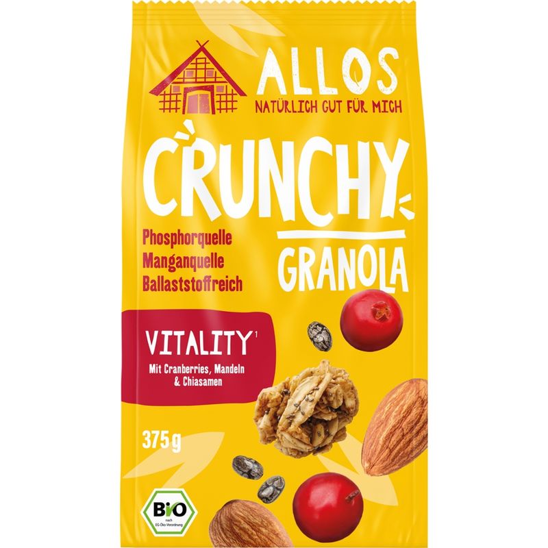 Allos Crunchy Granola Vitality - Produktbild