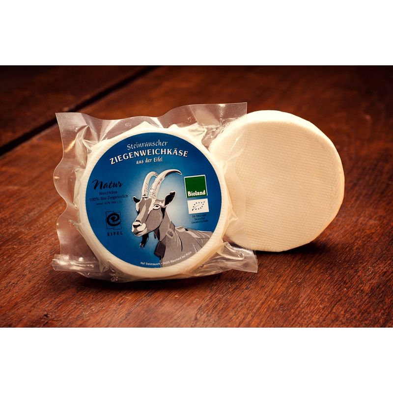 Hof Steinrausch Steinrauscher Ziegenweichkäse Natur - Produktbild