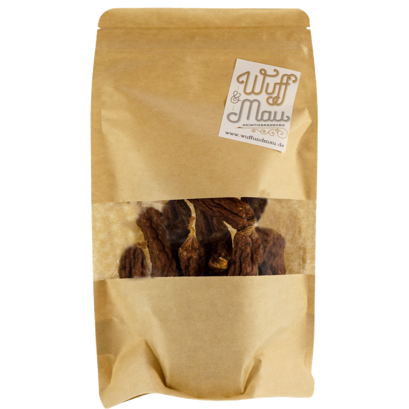Wuff & Mau Heimtiernahrung  Bio Salami 150g im Standbeutel - Produktbild