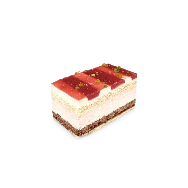 Bio Konditorei Tillmann Bio Erdbeer-Sahneschnitte (Tiefgekühlt) 24 Stück - Produktbild