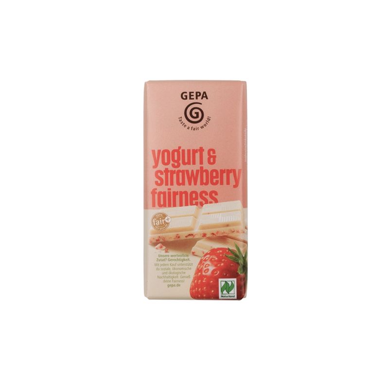 GEPA - The Fair Trade Company Bio yogurt & strawberry fairness - Produktbild
