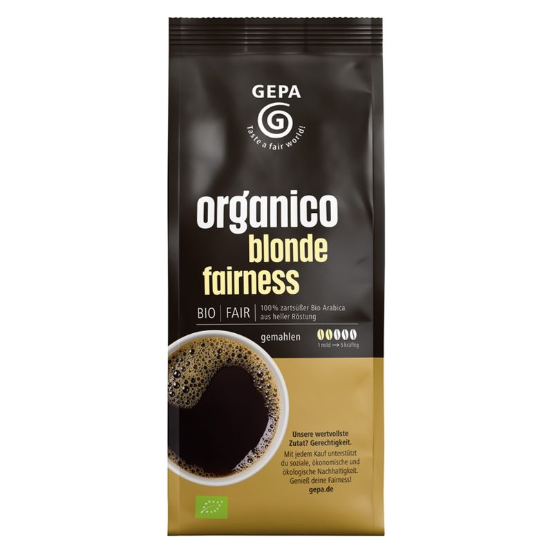 GEPA - The Fair Trade Company Bio organico blonde fairness - Produktbild