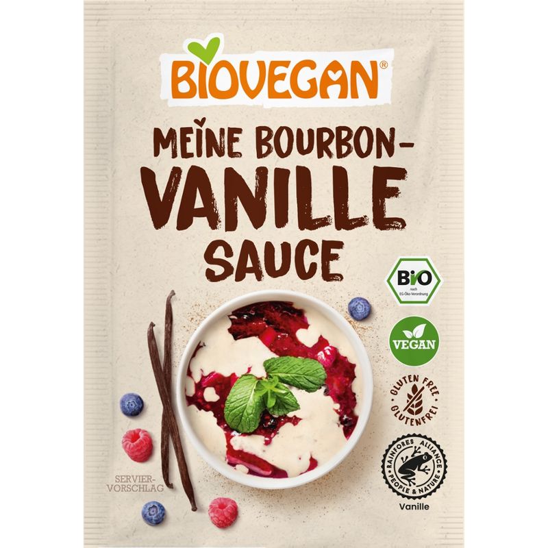Biovegan Vanille Sauce mit Bourbon-Vanille, BIO - Produktbild