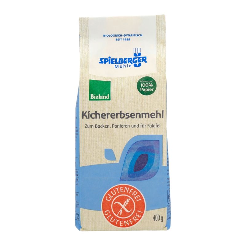 Spielberger Mühle Kichererbsenmehl, glutenfrei, bioland - Produktbild