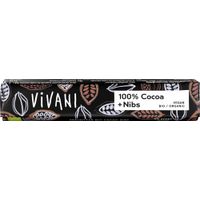 100% Cacao + Nibs Riegel - Produktbild