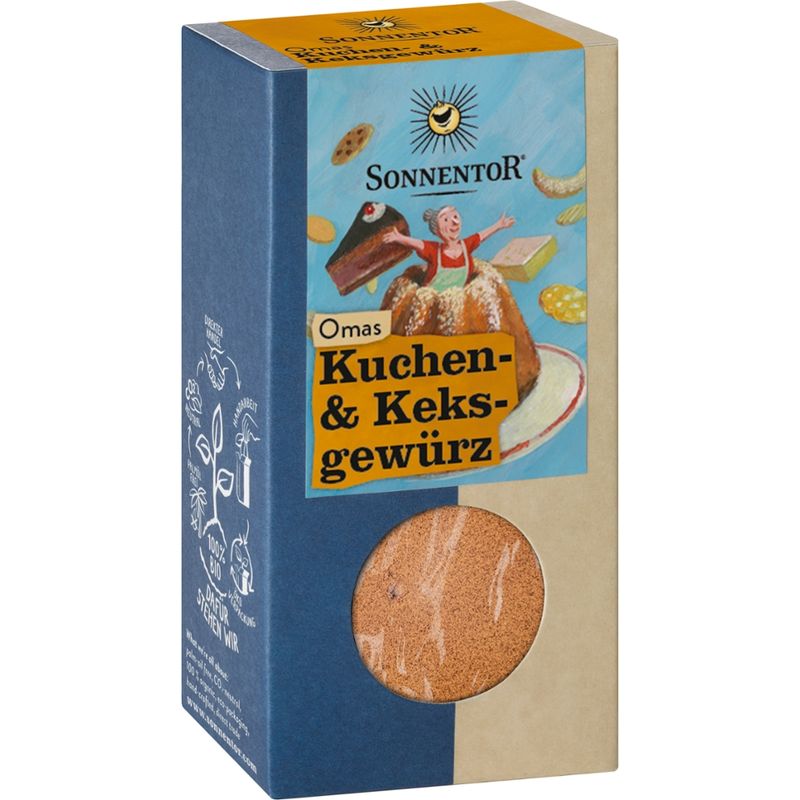 Sonnentor Omas Kuchen- und Keksgewürz, Packung - Produktbild