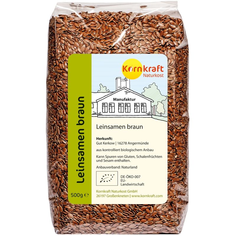 Kornkraft Leinsamen braun Naturland - Produktbild