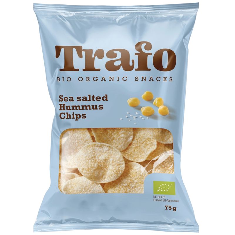 Trafo Hummus Chips Gesalzen 6x75g - Produktbild