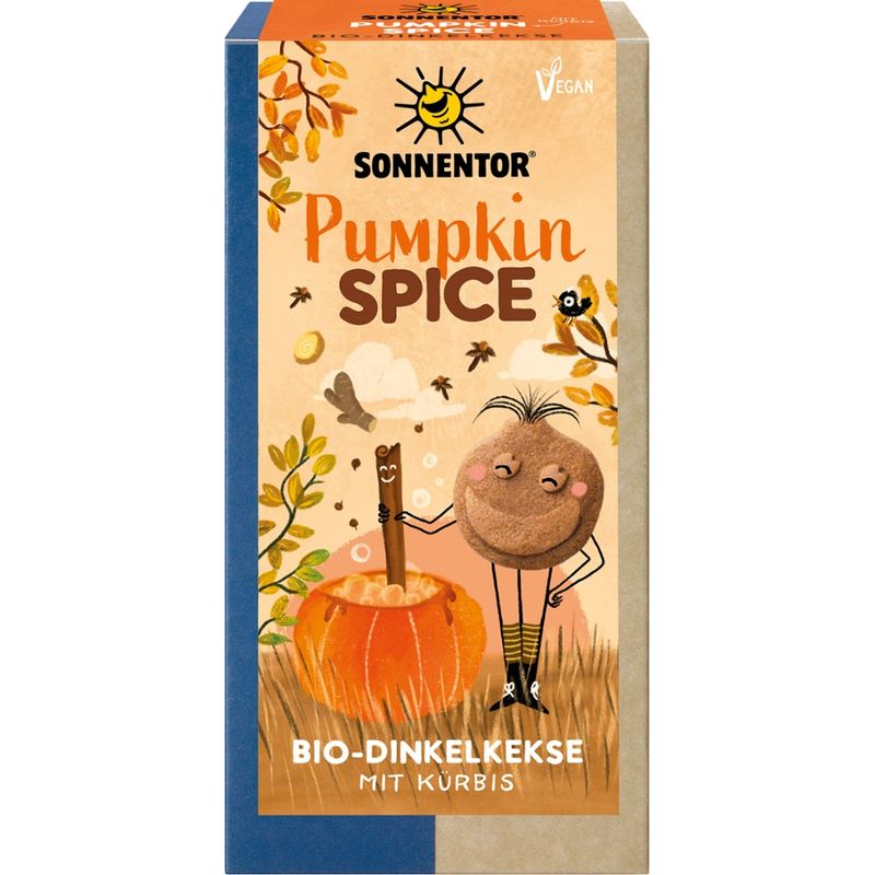 Sonnentor Pumpkin Spice Kekse, Packung - Produktbild