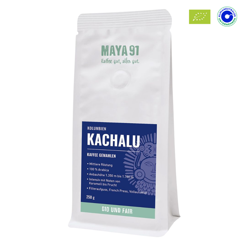 MAYA Kaffee 1991  250g Kachalu Kaffee Gemahlen - Produktbild