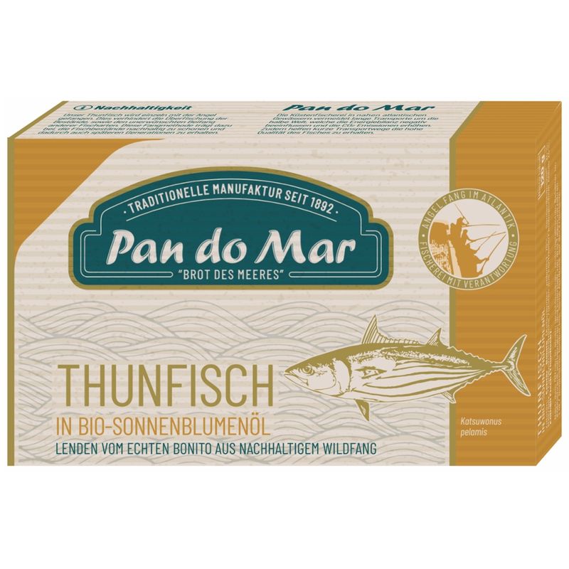 Pan do Mar Thunfisch in Bio-Sonnenblumenöl - Produktbild