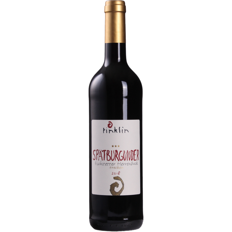 Bioland-Weingut Rinklin 2022 Sätburgunder Rotwein, Dreistern, aus dem Barriquefass, trocken - Produktbild