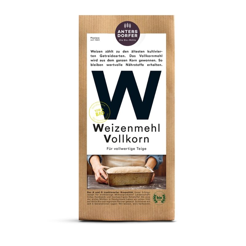 Antersdorfer - Die Bio-Mühle Bio Weizenmehl Vollkorn - Produktbild
