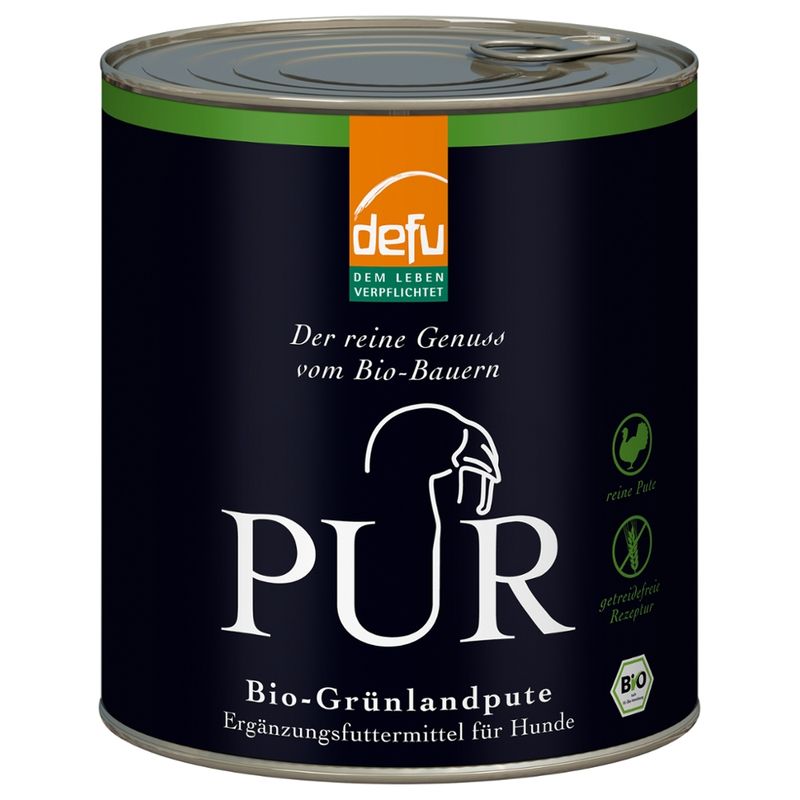 defu - Das Tierfutter vom Bio-Bauern PUR Bio-Grünlandpute - Produktbild