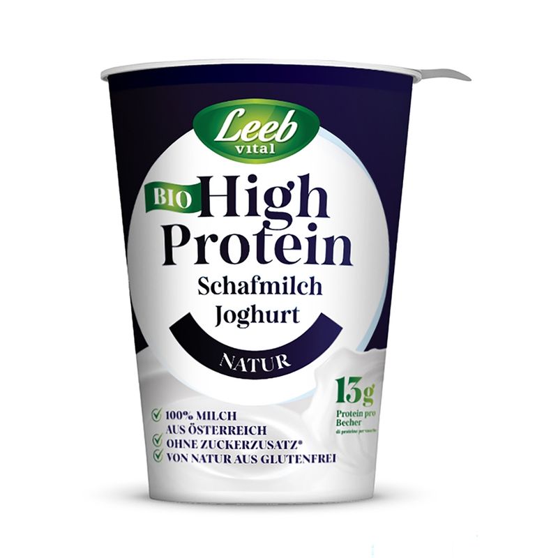 Leeb Vital Bio HIGH PROTEIN Schafmilch Joghurt Natur - Produktbild