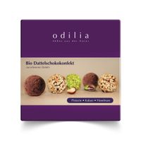 Handgemachtes Dattel-Schokoladenkonfekt - Produktbild