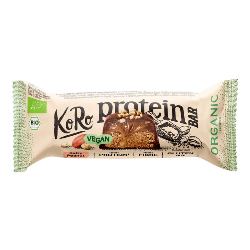 KoRo Handels GmbH Vegan Bio Protein Bar Salty Peanut 45 g - Produktbild