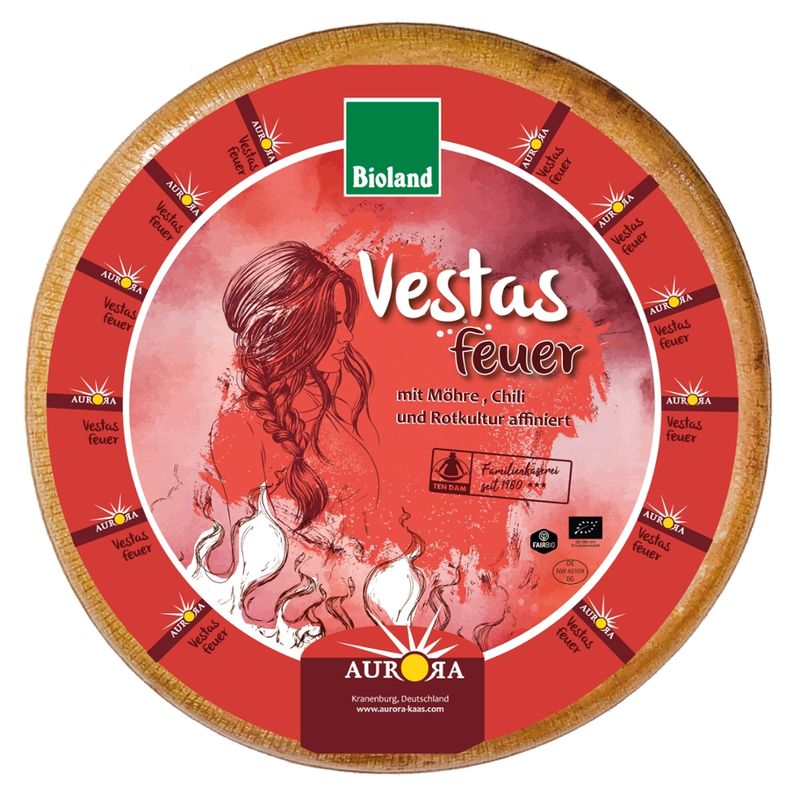 Aurora Gold Vestas Feuer Rotkultur Käse - Produktbild
