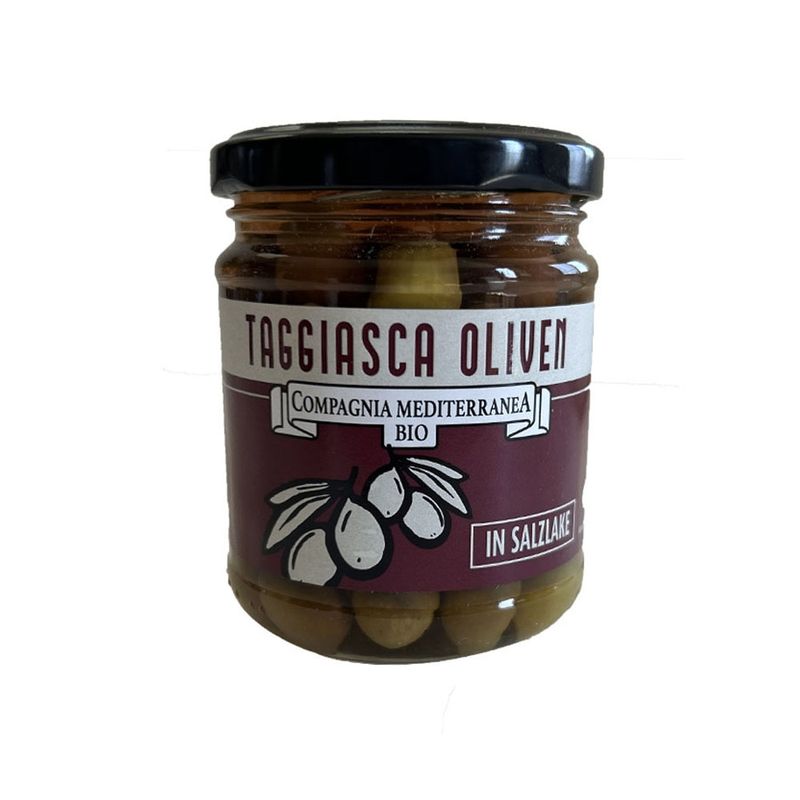 Compagnia Bio Mediterranea Ligurische Bio Taggiasca Oliven in Lake - Produktbild