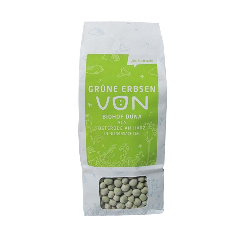 VON Grüne Erbsen Bioland VON Hof Daniel Wehmeyer - Produktbild