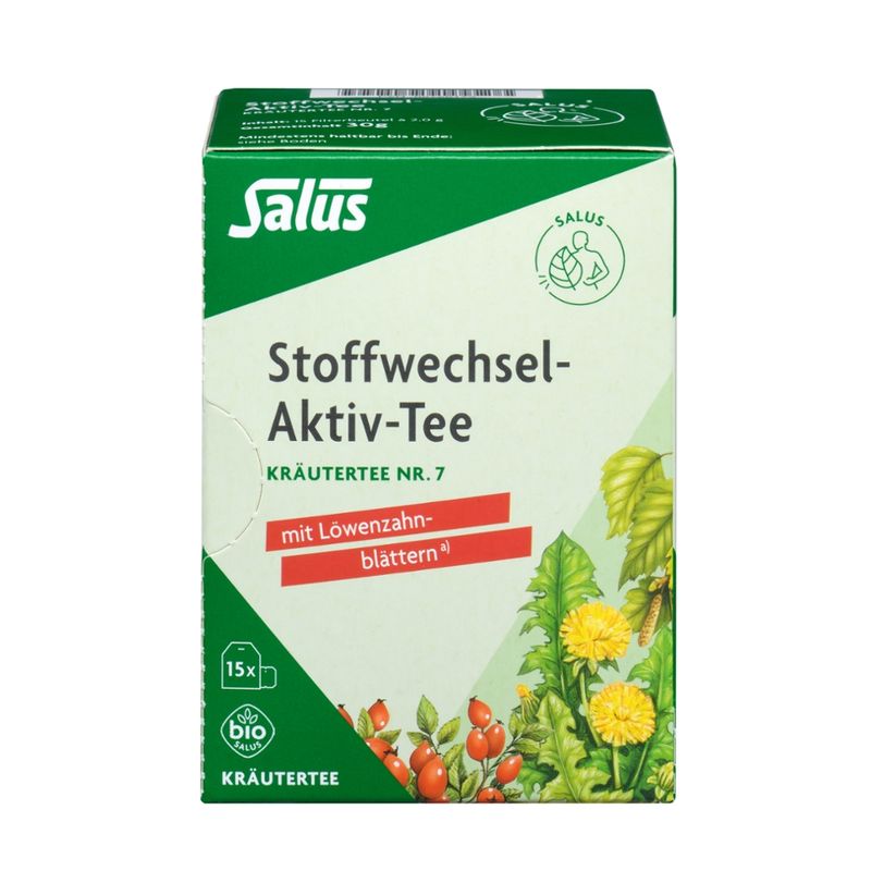 Salus® Salus® Stoffwechsel-Aktiv Tee bio 15FB - Produktbild