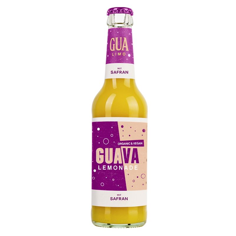 GUA Bio-Guaven-Fruchtlimonade mit Safran - Produktbild