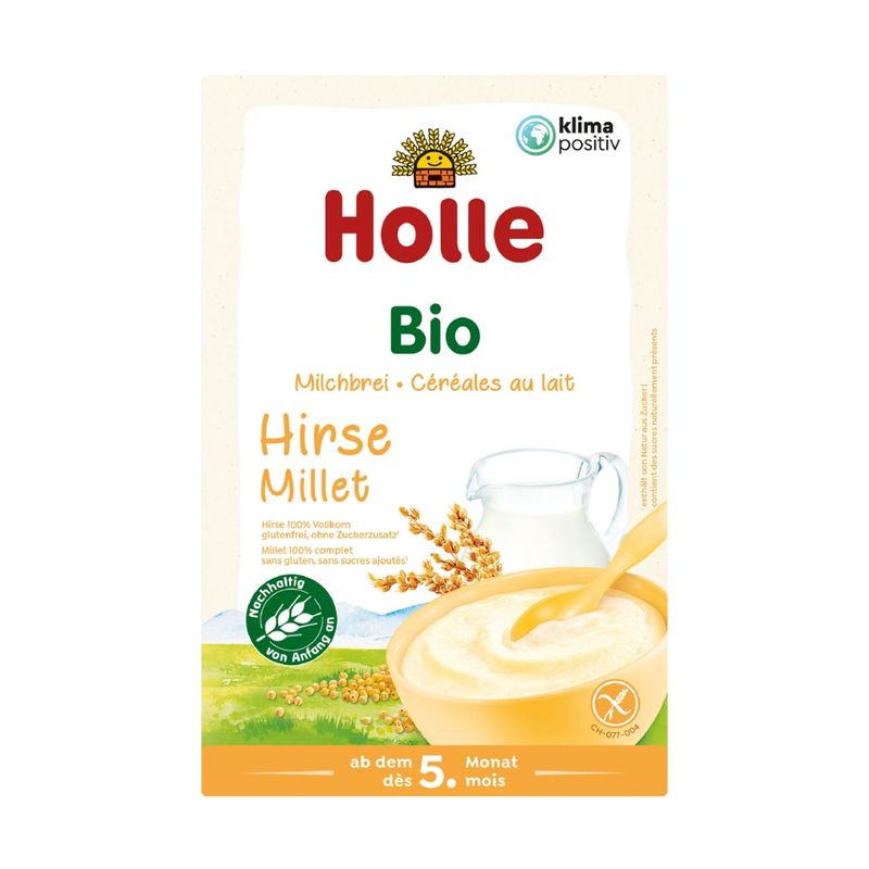 Holle  Bio-Milchbrei Hirse - Produktbild