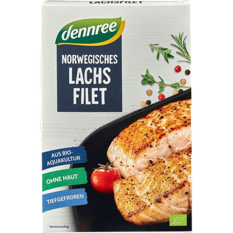 dennree Norwegisches Lachsfilet - Produktbild