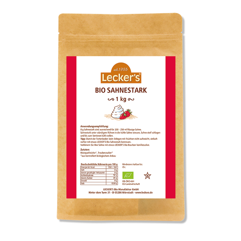 Lecker´s Bio Sahnestark 1 kg - Produktbild
