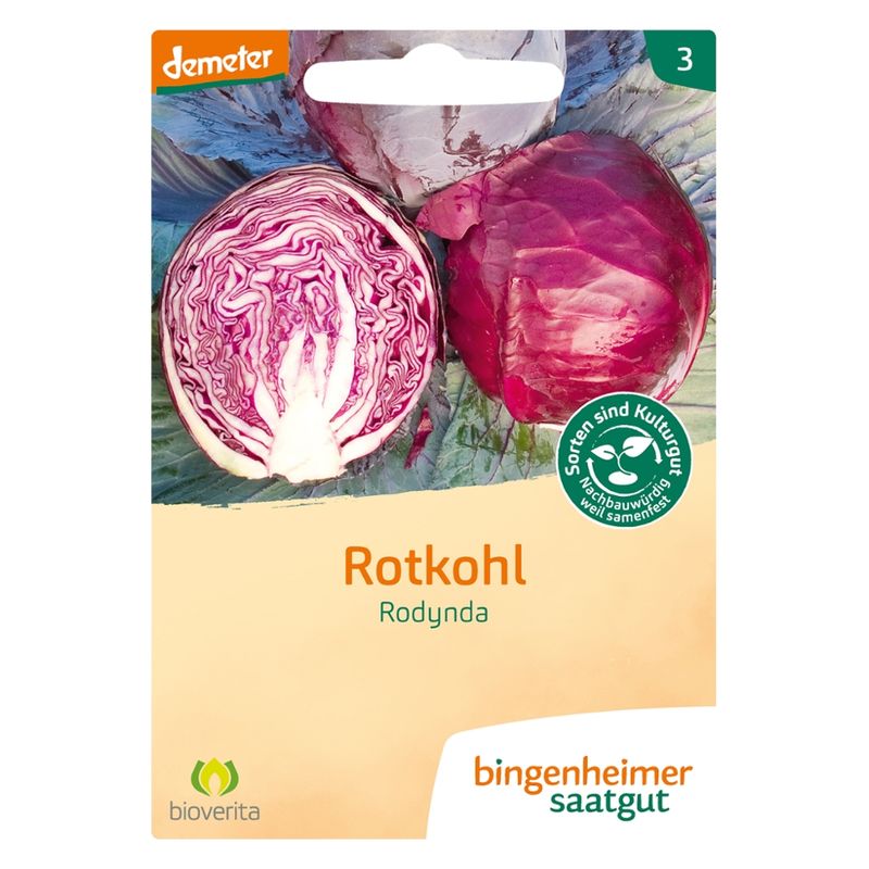 Bingenheimer Saatgut Rodynda - Rotkohl (Saatgut) - Produktbild