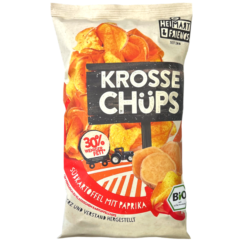 HeiMart - Krosse Chüps Krosse Chüps Bio-Süßkartoffel Paprika 60g - Produktbild
