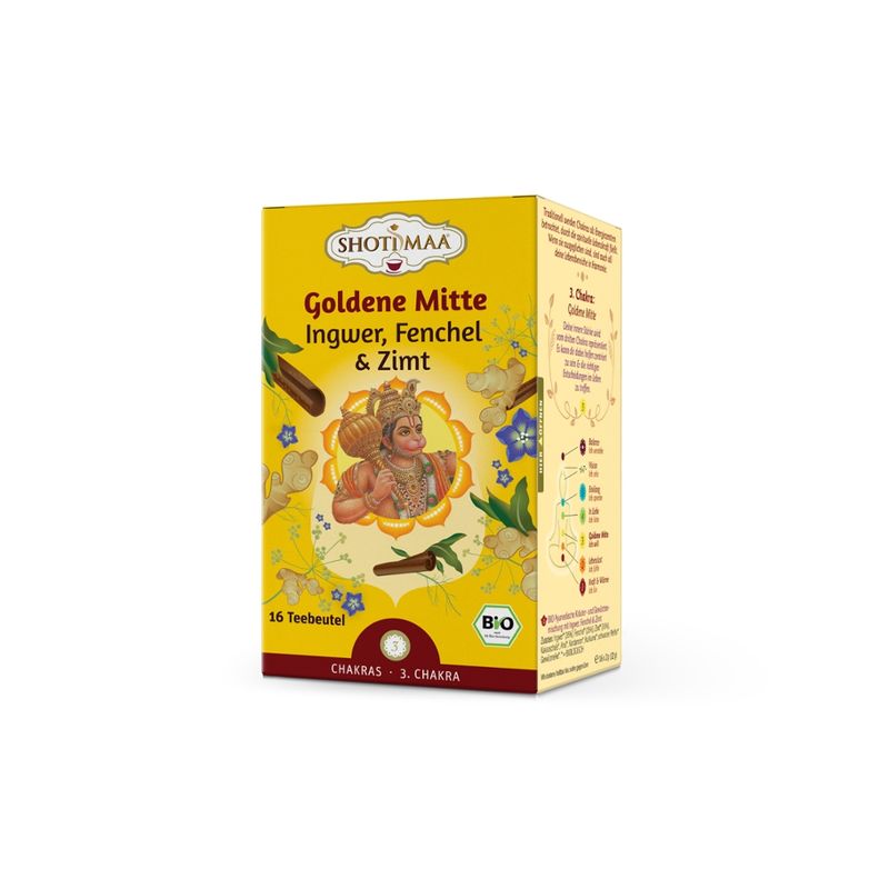 Shoti Maa Goldene Mitte - Ingwer, Fenchel & Zimt - Produktbild