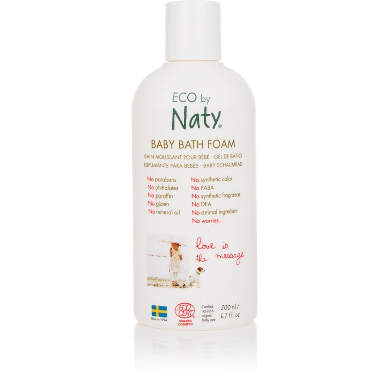 Naty Eco by Naty Baby Badeschaum mit organischer Aloe Vera 200 ml - Produktbild