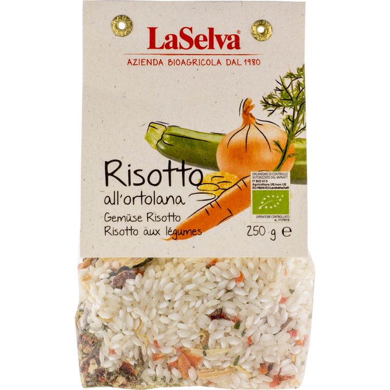 LaSelva Gemüse Risotto - Trockenmischung mit Reis und Gemüse - Produktbild