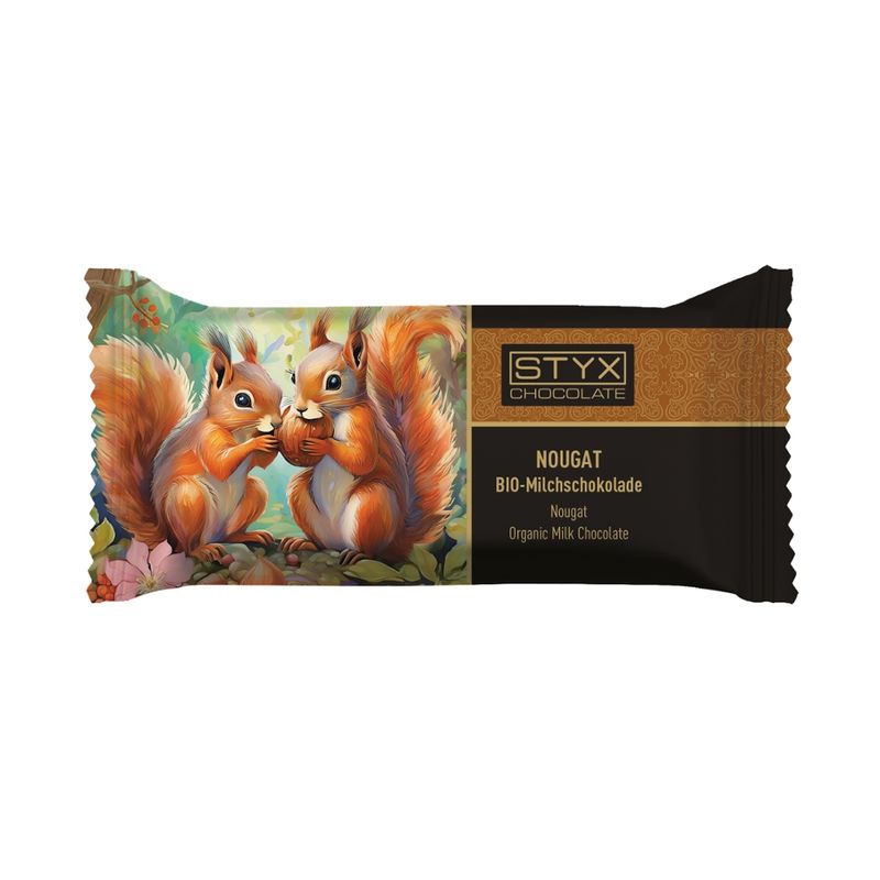 Styx Naturcosmetic BIO-Milchschokolade gefüllt mit 70% Nougat-Ganache 70g - Produktbild