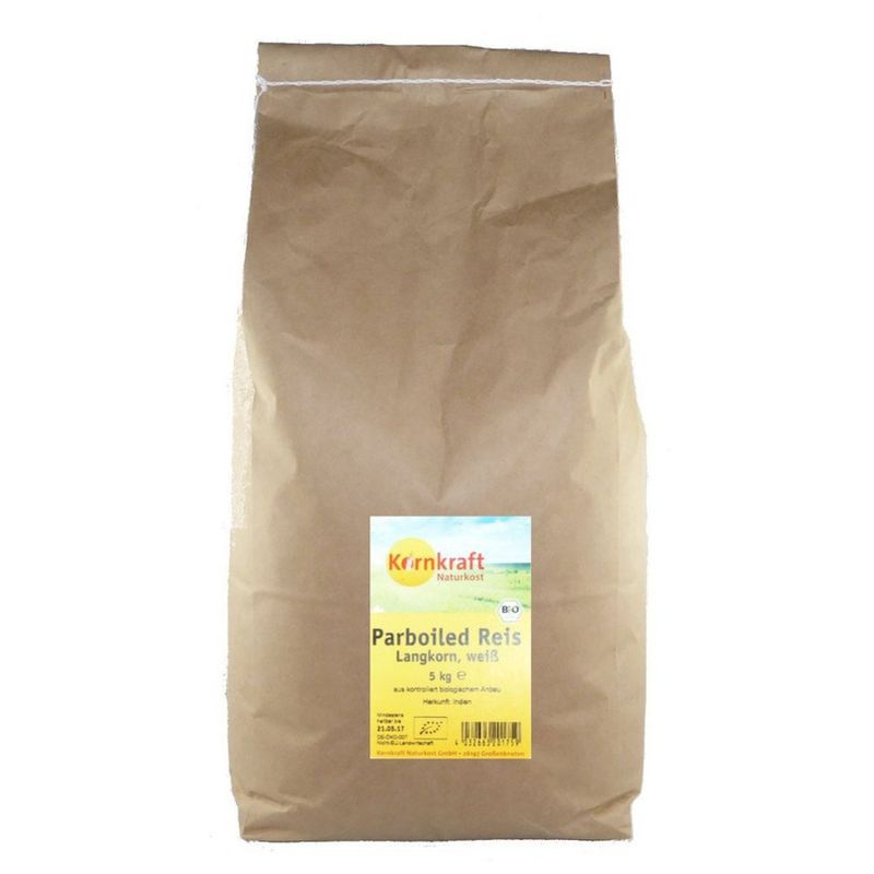 Kornkraft Parboiled Reis, lang, weiß - Produktbild