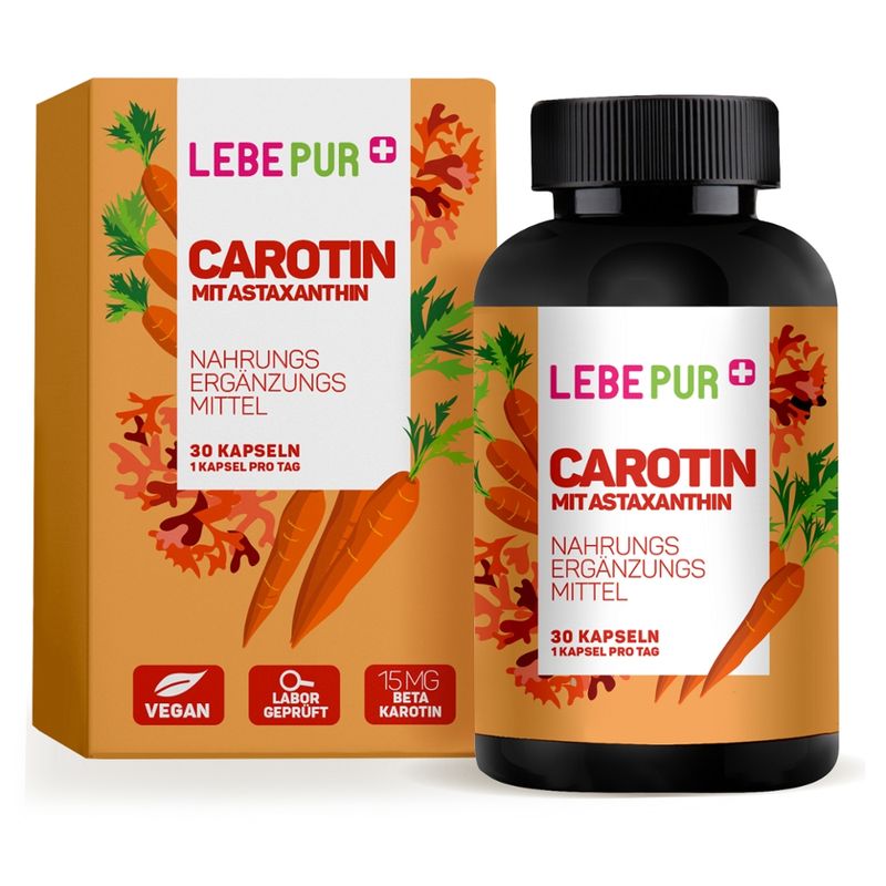 Lebepur Lebepur+ Beta- Carotin Kapseln - Produktbild