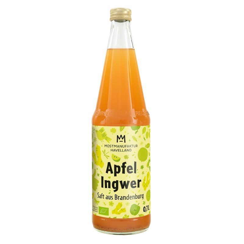 MostManufaktur Havelland Bio-Apfel-Ingwersaft - Produktbild