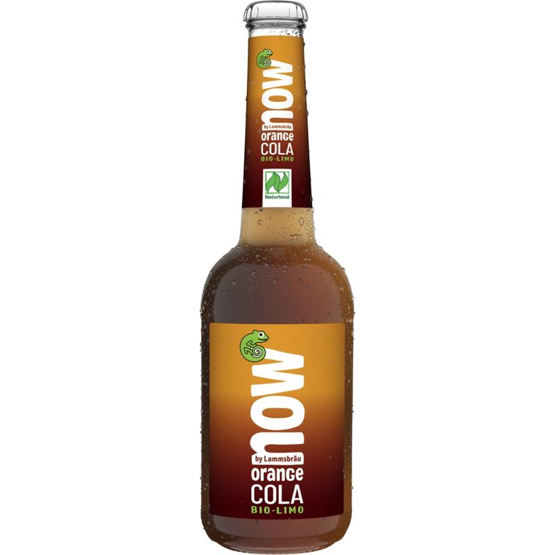 now now Bio Limo Orange Cola 0,33l - Produktbild